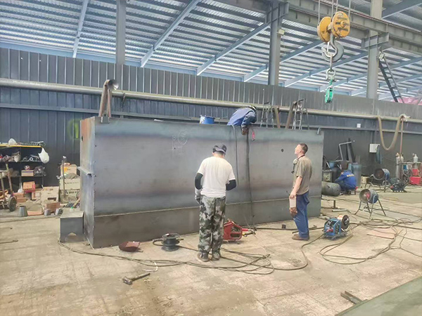 蘭州某廠區(qū)污水處理設(shè)備安裝調(diào)試情況